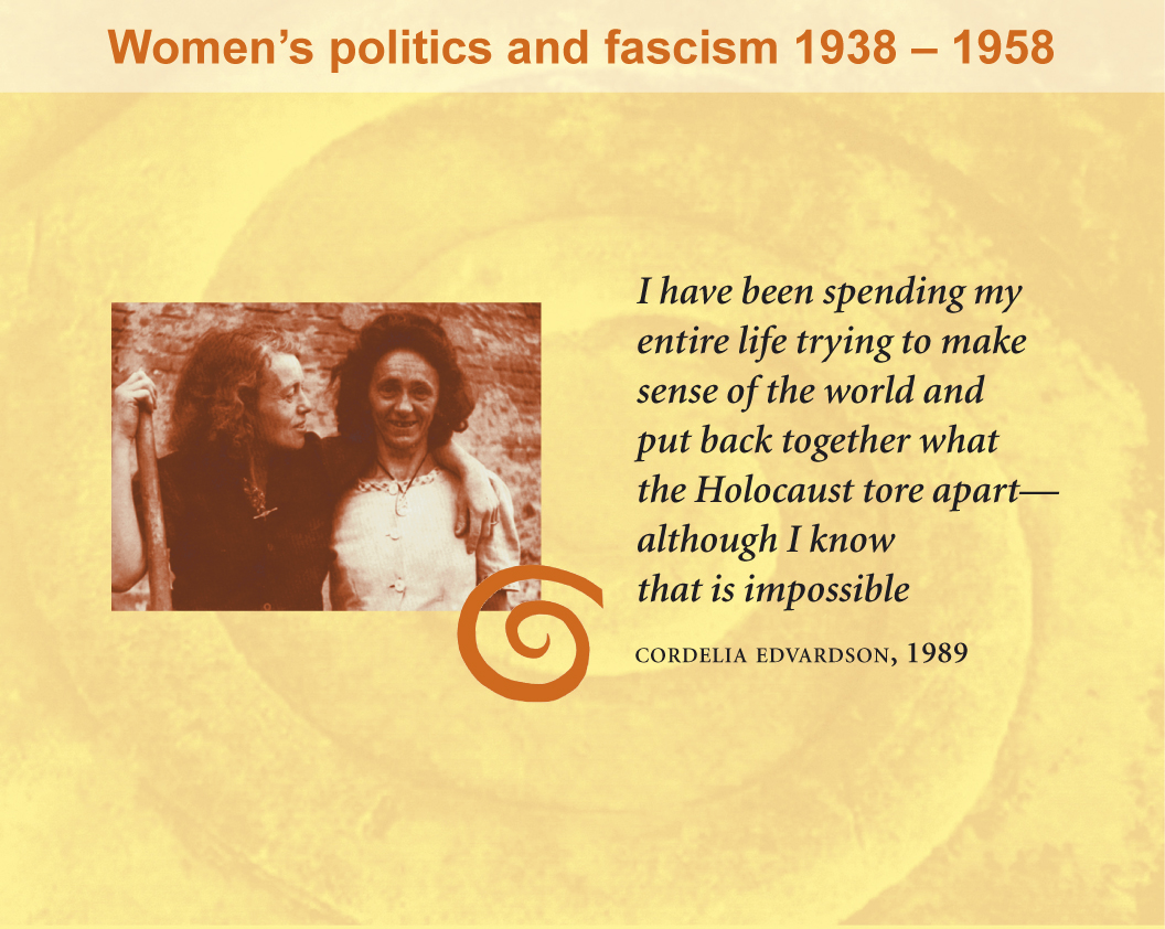 Room 6: Women's politics and fascism 1938 - 1958