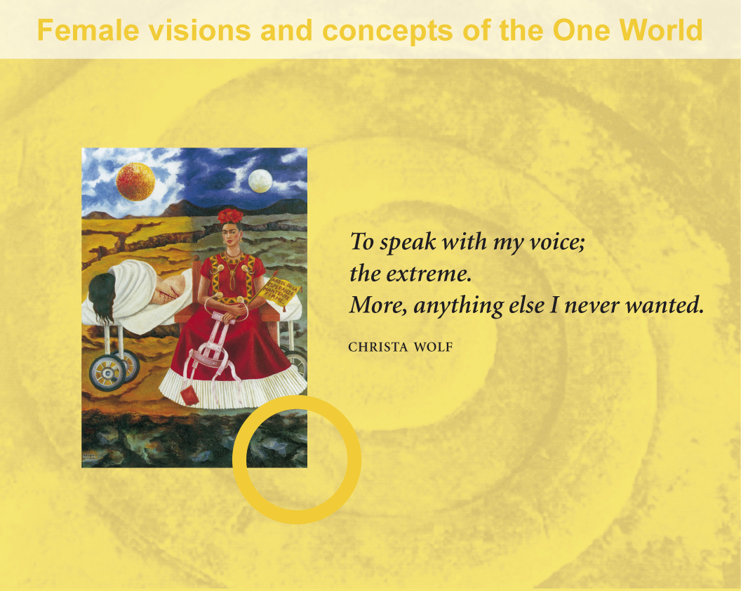 Room 7: Female visions and concepts of the One World